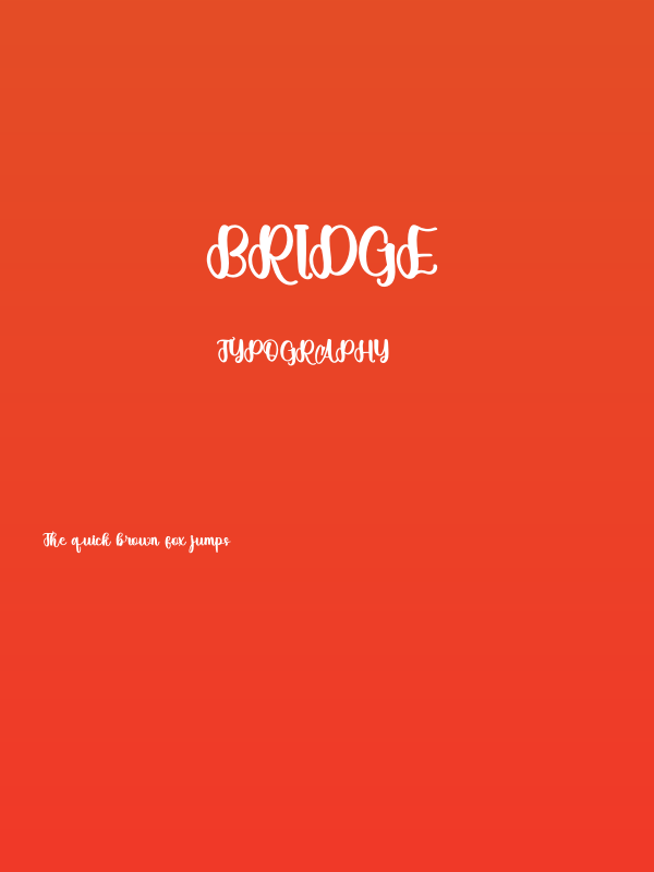 Bridge Poster