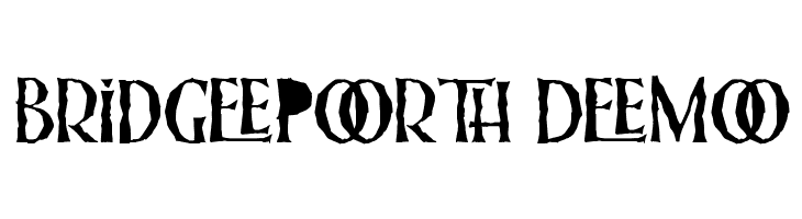 Bridgeport Demo  Frei Schriftart Herunterladen