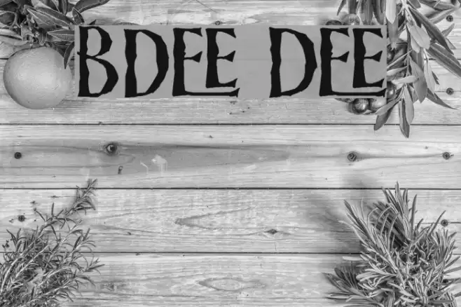 Bridgeport Demo Schriftart examples