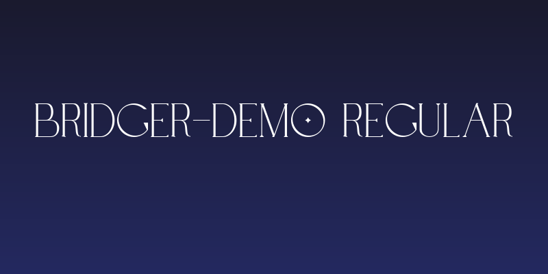 Bridger-Demo Regular Social Header