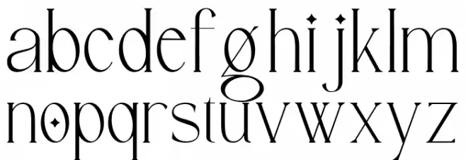 Bridger-Demo Regular फ़ॉन्ट लोअरकेस