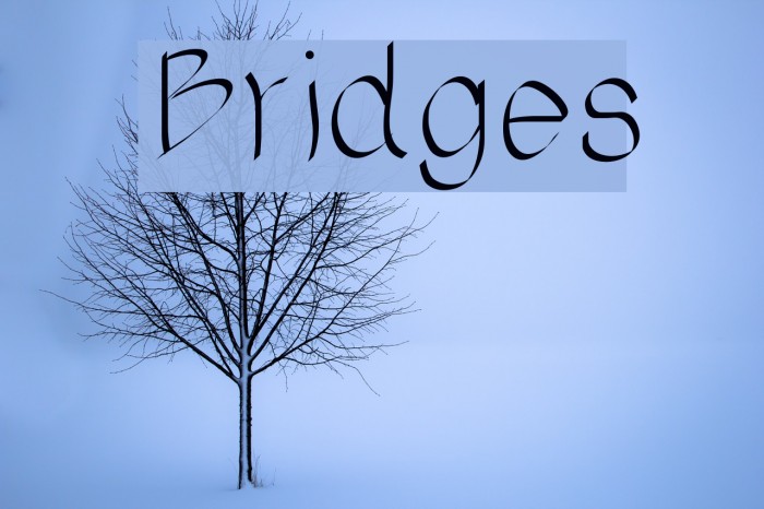 Bridges Font examples