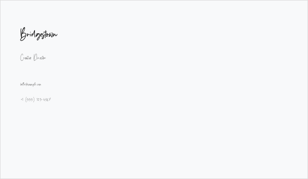 Bridgestown Business Card