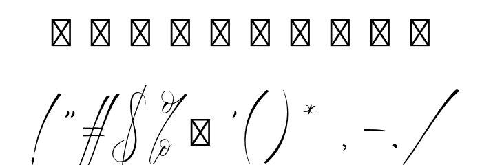 Bridgesty Font OTHER CHARS