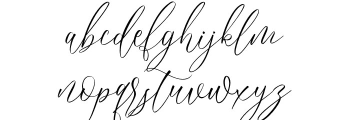 Bridgesty Font LOWERCASE
