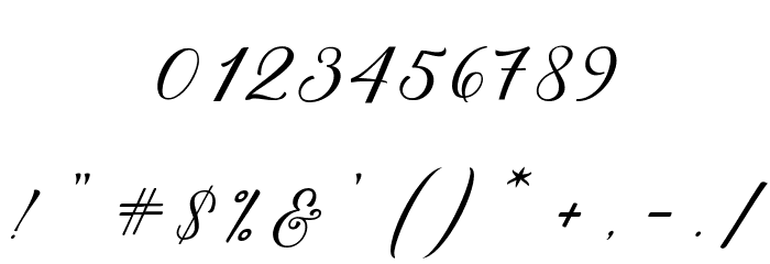 BridgetScript Font OTHER CHARS