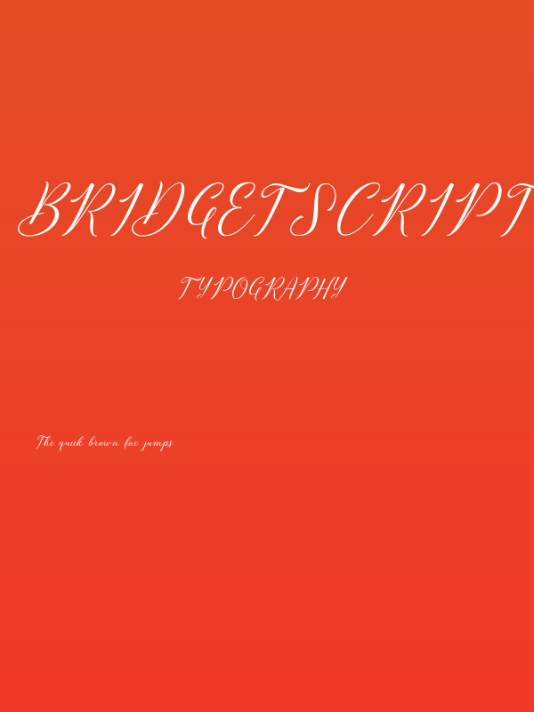 BridgetScript Poster