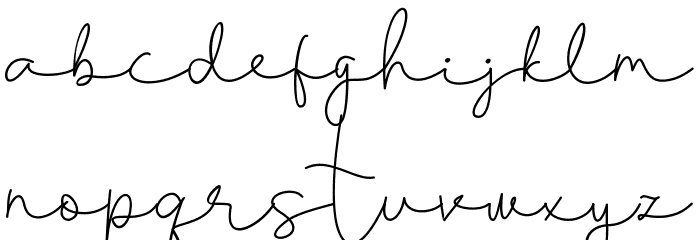 Bridgeth Bridgeth Font LOWERCASE