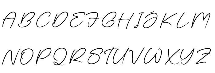 Bridgetta फ़ॉन्ट अपरकेस