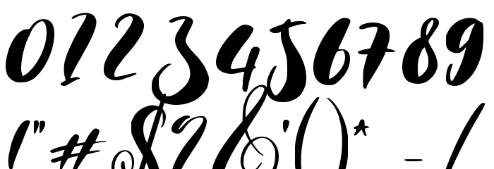 Bridgia Font OTHER CHARS