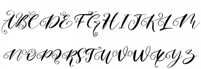 Bridgia Schriftart Groß