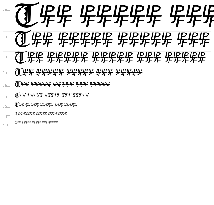 Bridgnorth Capitals Waterfall