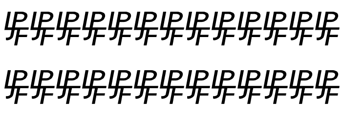 Bridgnorth Capitals Font LOWERCASE