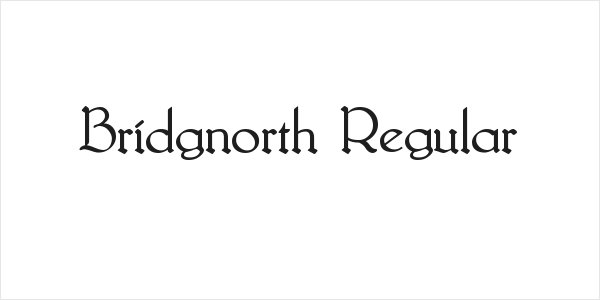 Bridgnorth Regular Logo