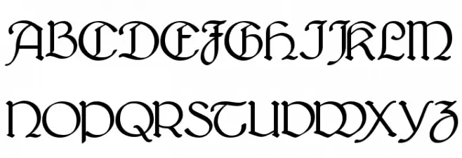 Bridgnorth 字体 大写