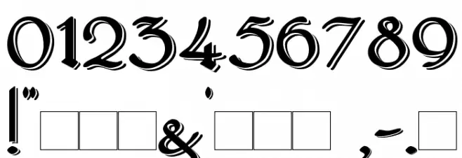 Bridgnorth_Blocked Font OTHER CHARS