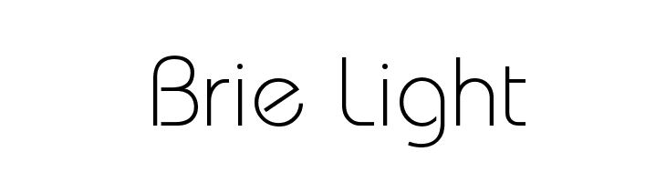 brie light font free download mac