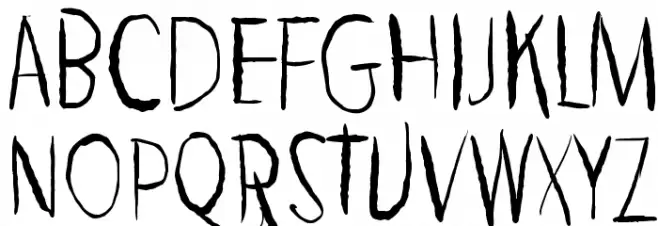 Brief Moment Between Schriftart Groß
