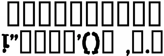 Brieincarnation Font OTHER CHARS