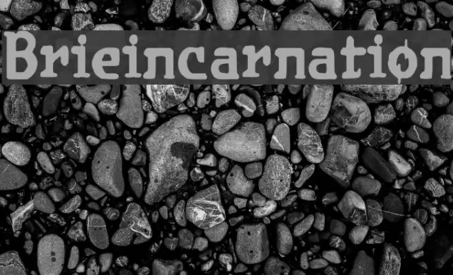 Brieincarnation Font examples