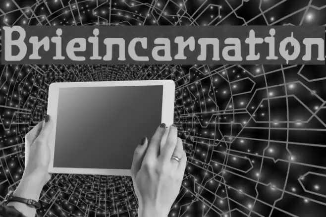 Brieincarnation Font examples