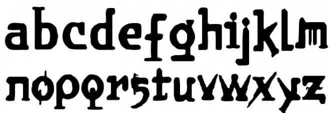 Brieincarnation Font LOWERCASE