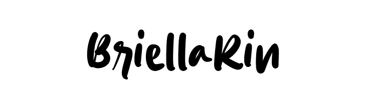 Briella Rin  Frei Schriftart Herunterladen