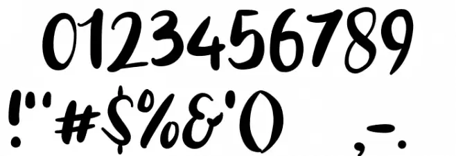 Briella Rin Font OTHER CHARS