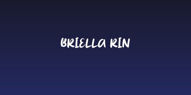 Briella Rin Social Header