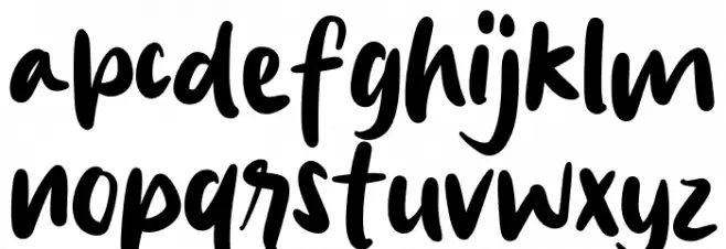 Briella Rin Font LOWERCASE