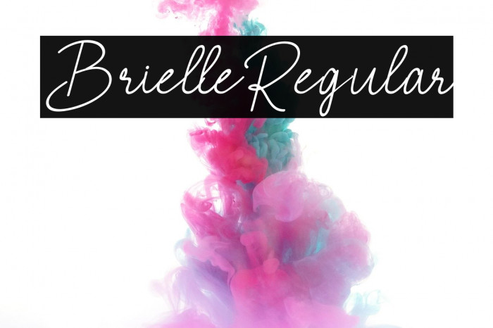 BrielleRegular Font examples