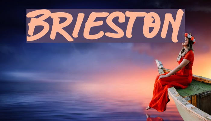 Brieston Font examples