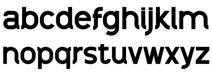 Brifa Personal Font LOWERCASE