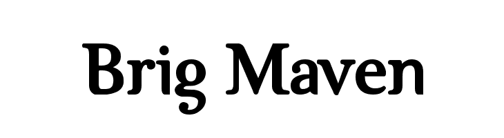 Brig Maven  免费字体下载