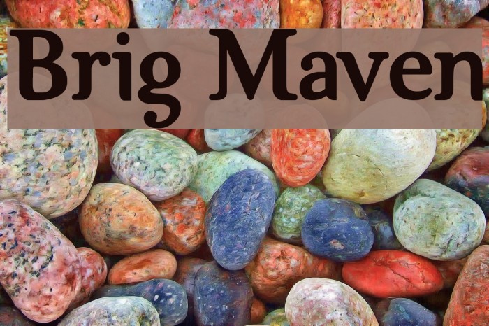 Brig Maven Font examples