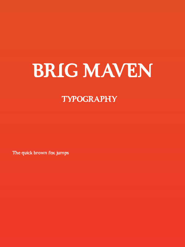 Brig Maven Poster