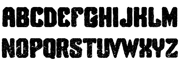 Brigada Salvaje Font Litere mari