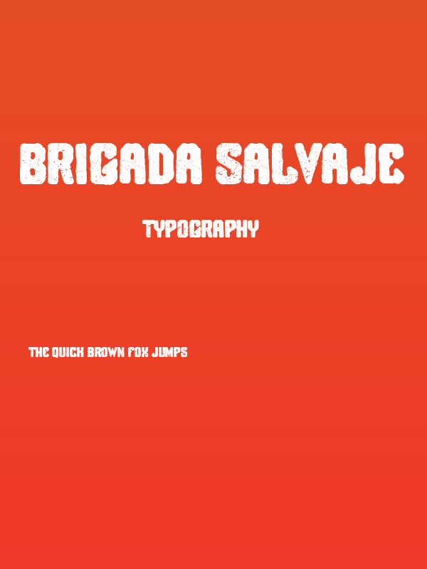 Brigada Salvaje Poster