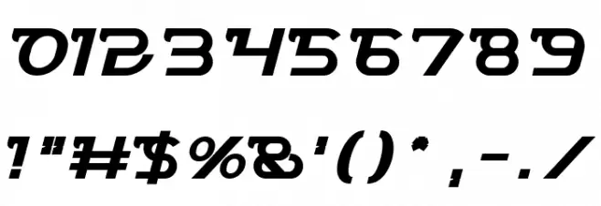 Brigade Army Bold Font OTHER CHARS