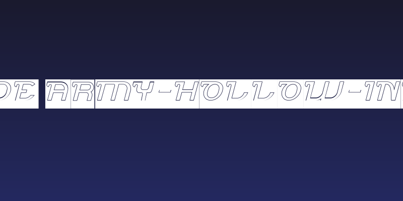 Brigade Army-Hollow-Inverse Social Header