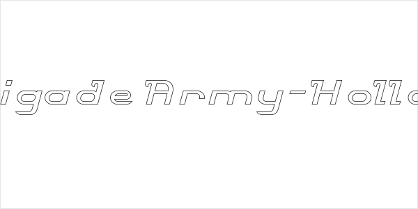 Brigade Army-Hollow Logo