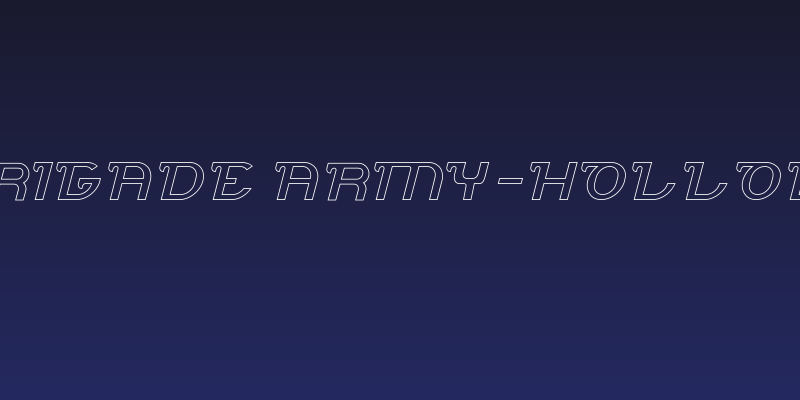 Brigade Army-Hollow Social Header