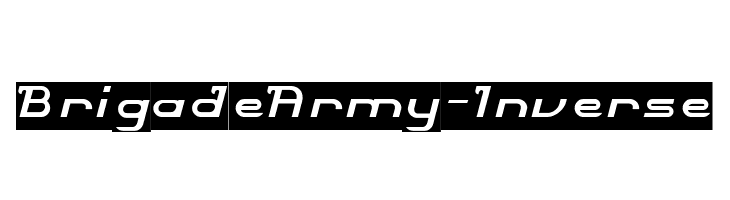 Brigade Army-Inverse  免费字体下载