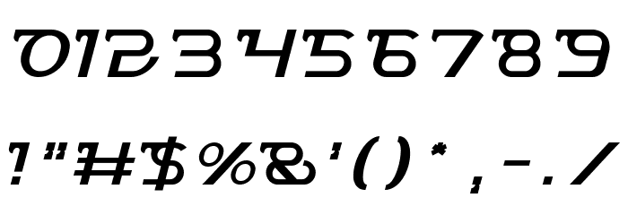 Brigade Army-Light Font OTHER CHARS