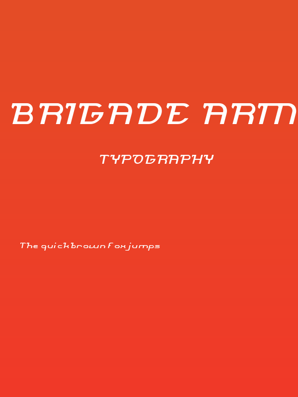 Brigade Army-Light Poster