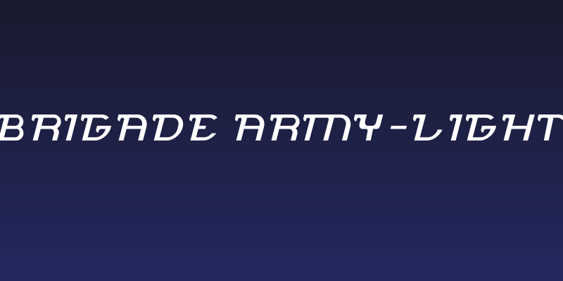 Brigade Army-Light Social Header