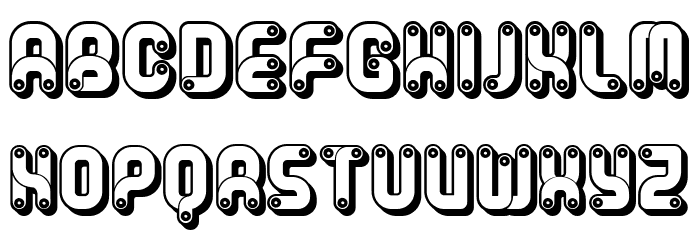 Brigadier Black Negative Regular Font Alte caractere