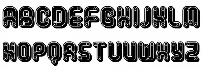Brigadier Black Regular Font Alte caractere