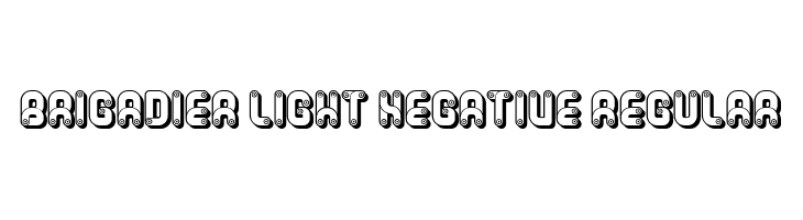 Brigadier Light Negative Regular  baixar fontes gratis