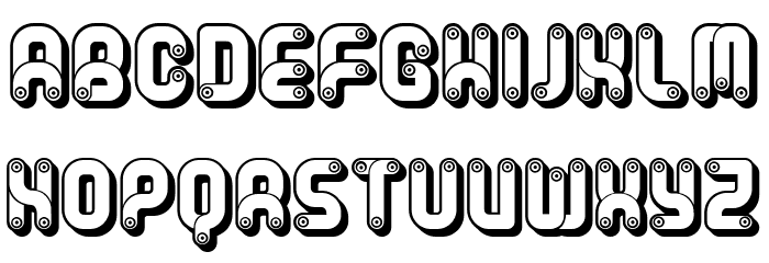 Brigadier Light Negative Regular Font OTHER CHARS